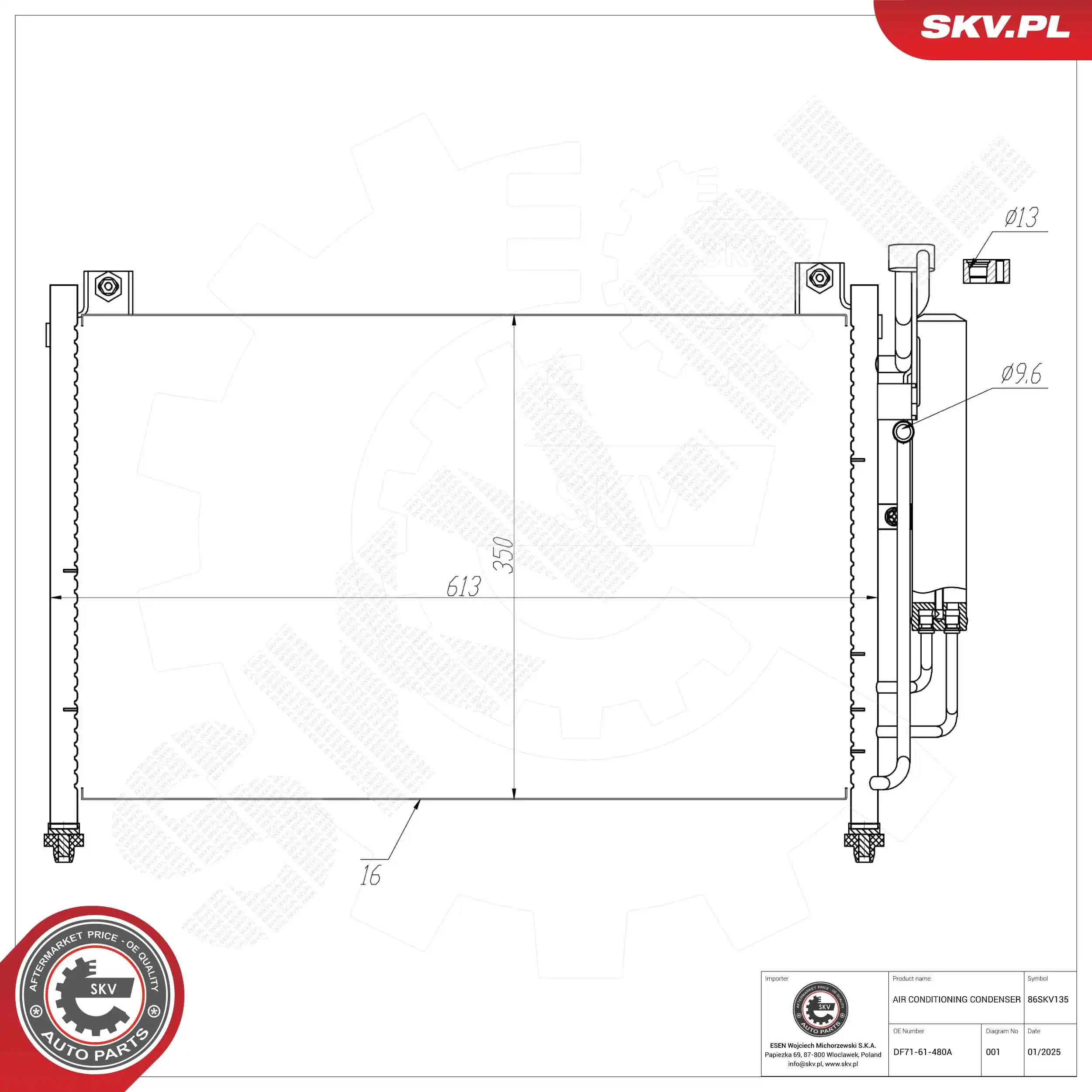 Condenser, air conditioning